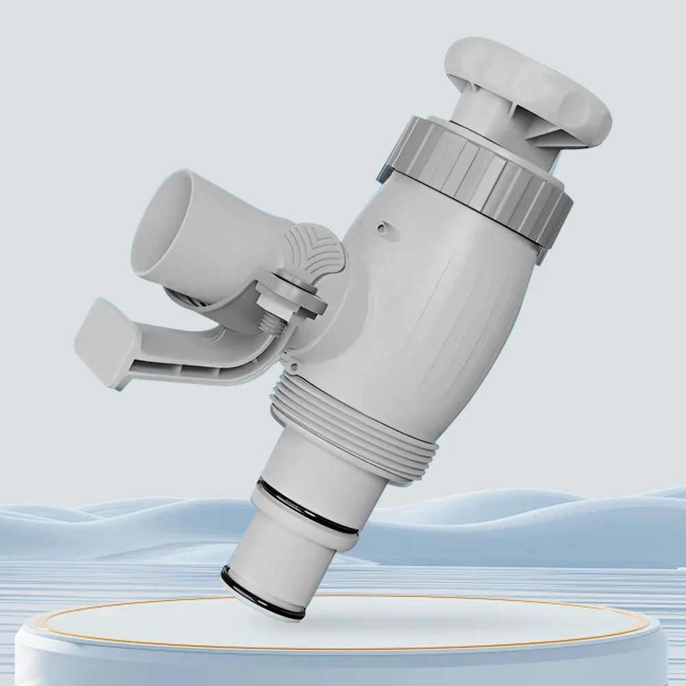 

Plunger Valve Plus Above Ground Swimming Pool Hose Adapter Pool Pipe Holder with On-Off Valve Above Ground Pool Accessories