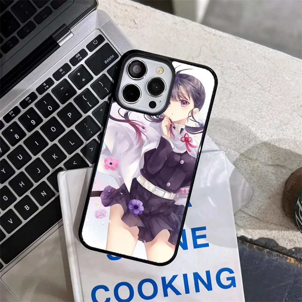 Anime Demon Slayer Kimetsu No Yaiba Kanao Tsuyuri Phone Case Strong Magnetic For IPhone 15 14 13 Pro Max 11 12 Mini Alex