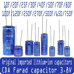 Original imported 3.8V ion capacitor 100F/120F/250F/270F/500F/650/750F/10F/20F/25F/30F/40F/50F/70F/80FCDA Faraday capacitoror