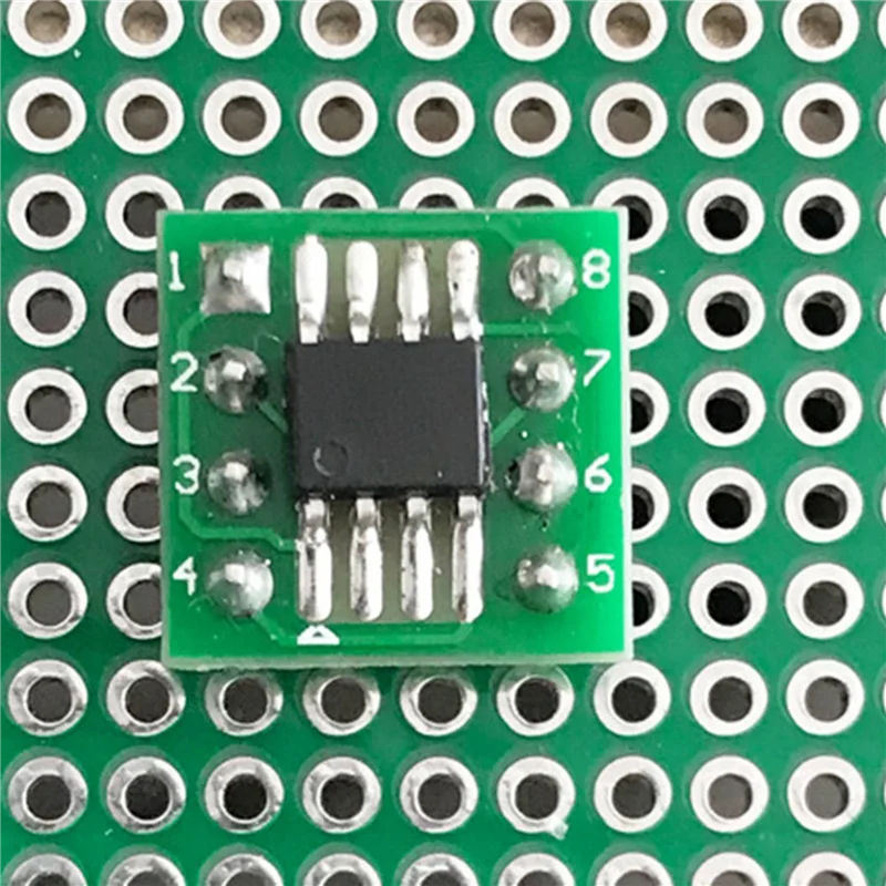 

400PCS TSSOP8 SSOP8 SOP8 To DIP8 PCB SOP8 SOP Transfer Board DIP Pin Board Pitch Adapter-AT36