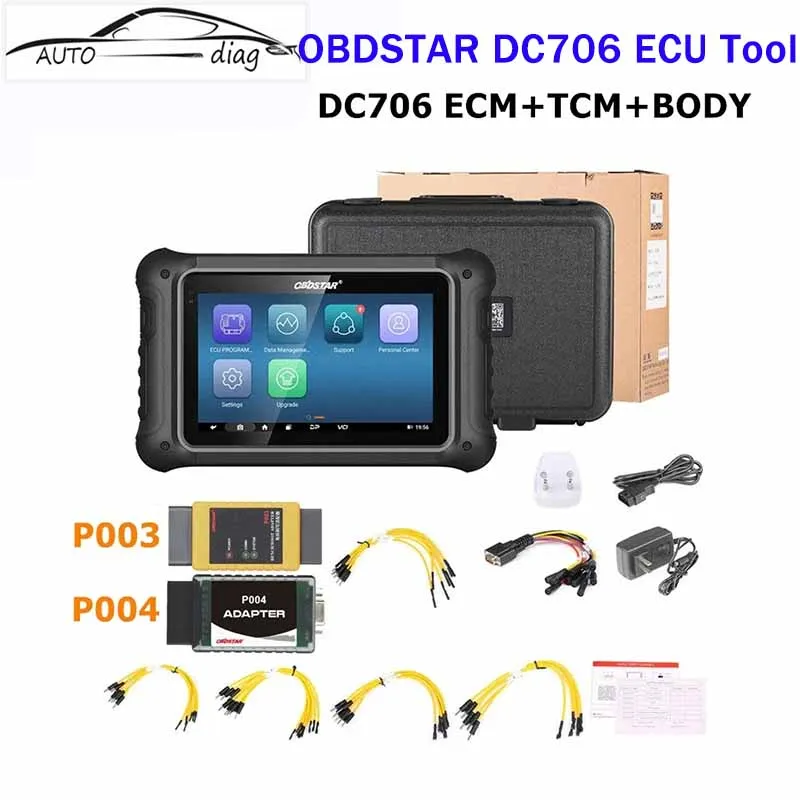 

OBDSTAR DC706 ECU Tool Full Version for ECM /TCM/ BODY/Clone by OBD or BENCH for Car and Motorcycle Plus P003 Free Shipping