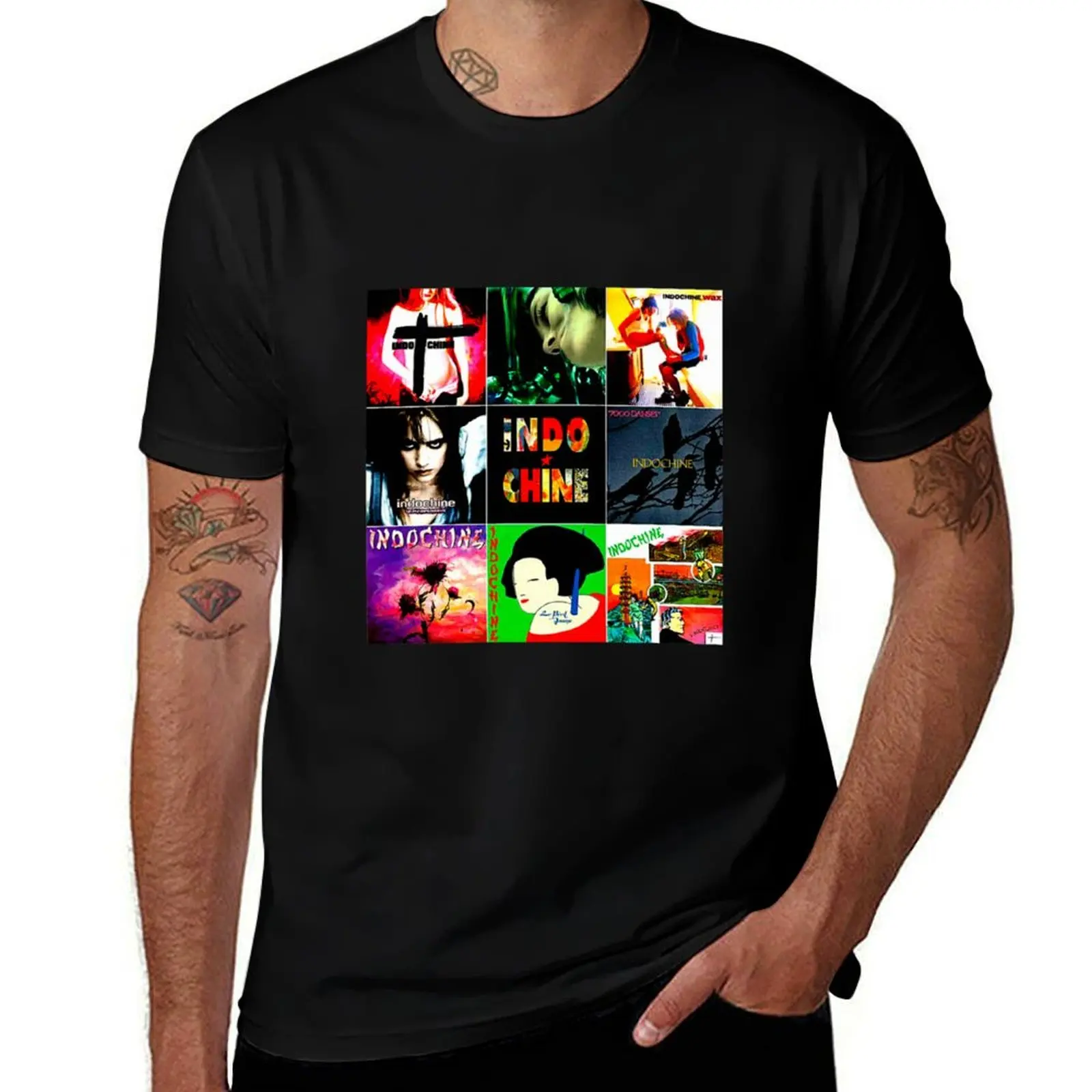 Best Of Seller Logo Music Indochine Band From Wilatikta T-Shirt Basic All Season Solid T-Shirt