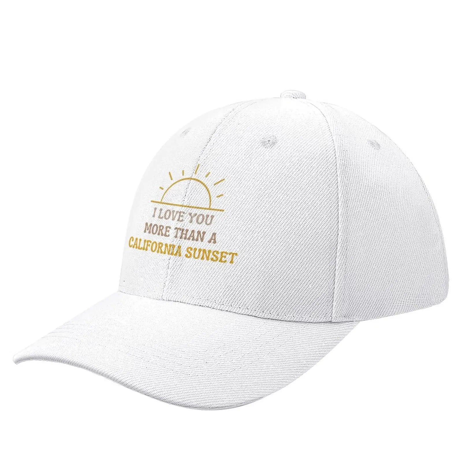 I Love You More Than California Sunset - Valentines Day gifts Baseball Cap Designer Hat Bobble Hat Mens Tennis Women's