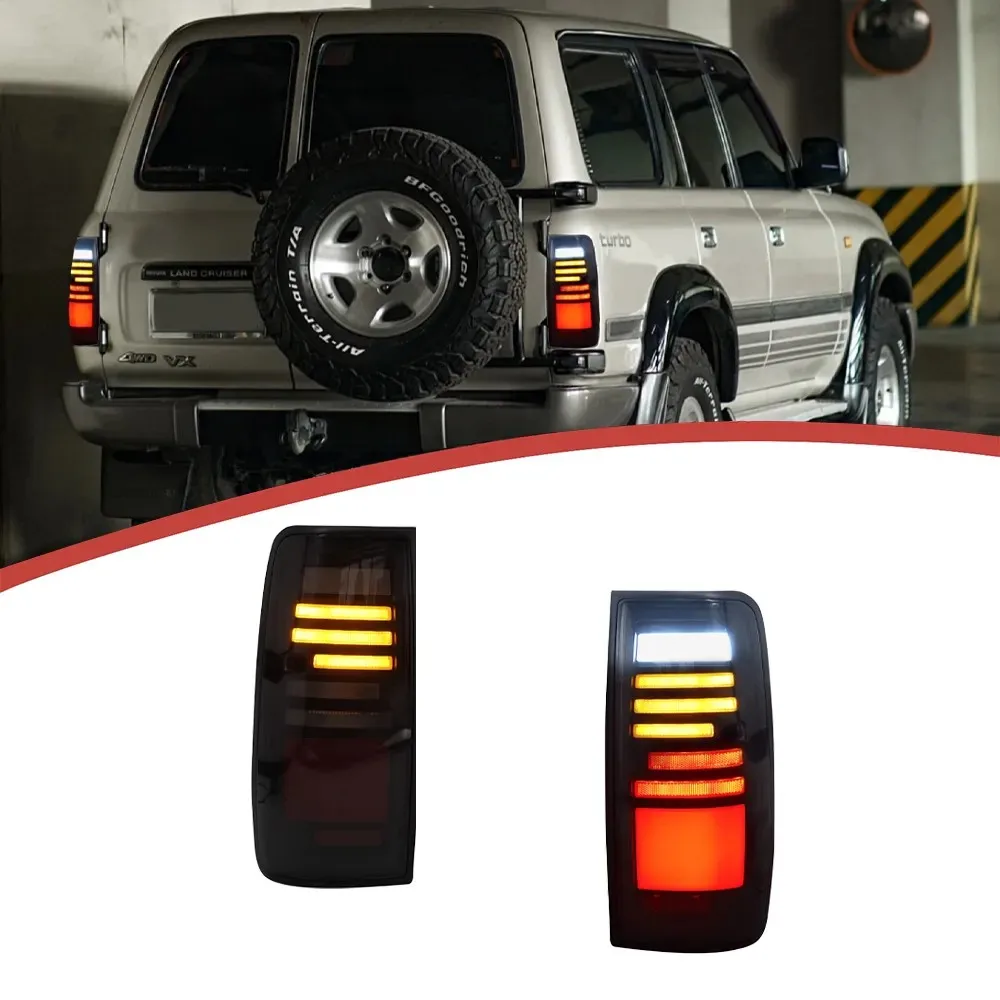 

Светодиодный задний фонарь для Toyota Land Cruiser 80 LC80 FJ80 FJ82, задний стоп-сигнал в сборе