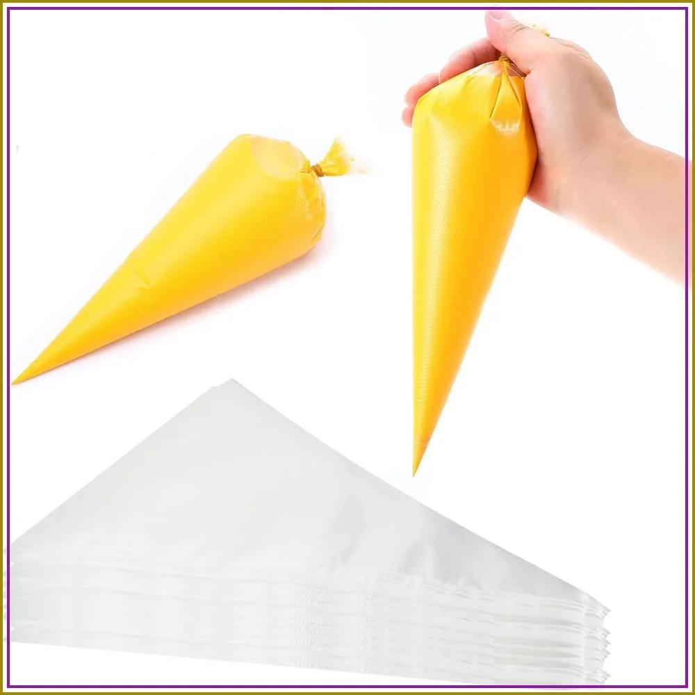 150 Pcs 12 Inch Disposable Piping Bags, Non-Slip, Anti-Burst Pastry Bags for Icing & Cookie Decoration