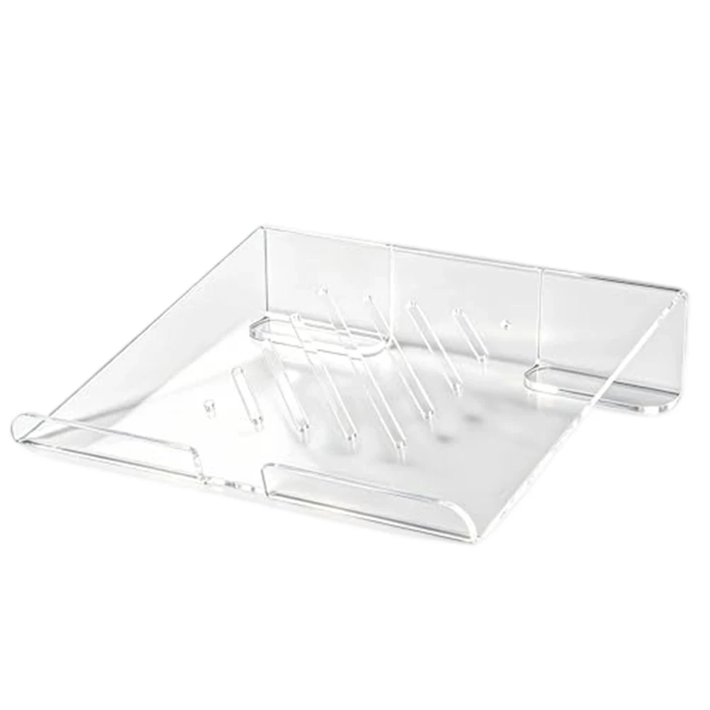 Portable for acrylic Laptop Stand Compatible with for Pro Air and for All 11 to 17 Inch Laptops - Clear Ergonomic For Desk Riser