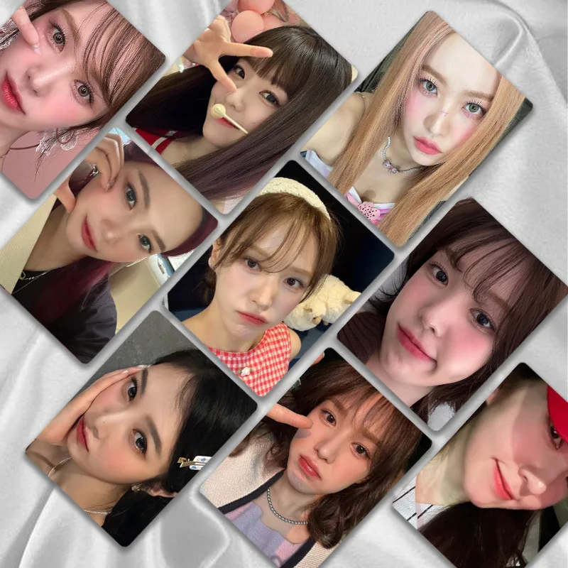 50Pcs/Set Irene Joy Laser Lomo Cards Double Sides Fashion Ins Selfie Photocards Wendy Postcards Fans Collection Surprise Gifts