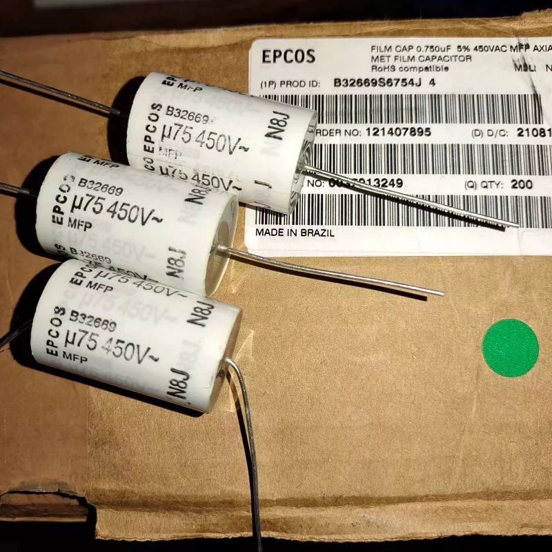 5-30pcs Siemens EPCOS B32669 0.75uf 450v MFP audio fever coupling infinite film capacitor