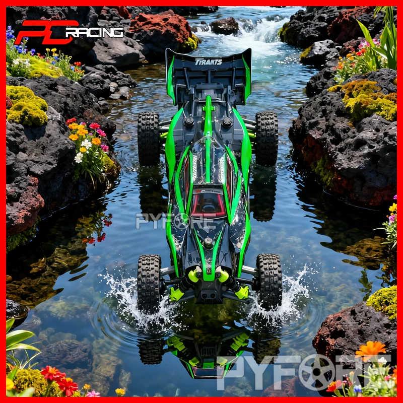 

PDRACING JYRANTS 1/8 Tyrant T8 4S Brushless RC Electric 4WD Off-Road Truck Gyroscope Equipped Remote Control Car for Adults