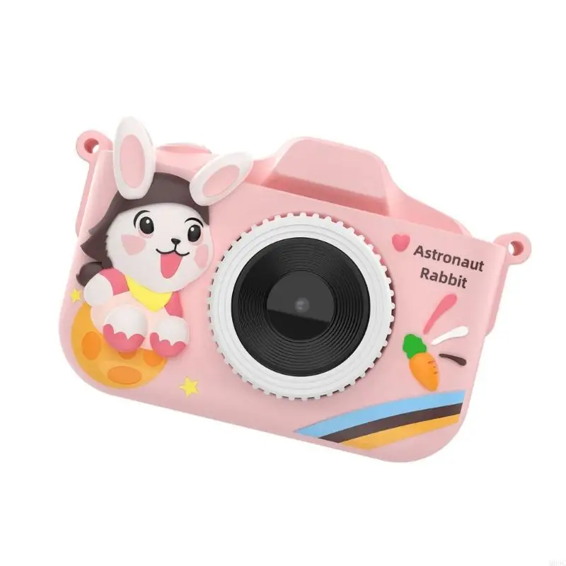 M89C Kids Photography Camera 8X Zoom Function 28 Creative Frames Durable ABS Material Safe Design