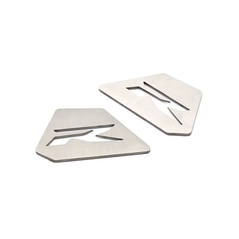 Motorcycle Accessories Stainless Steel Side Cover Trim R Type Emblem Patch Fit For HONDA CBR650R CB650R CBR CB 650R 2018-2023
