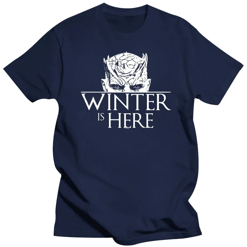 Winter Is Here- Game Season Cold Frigid Mens Short Sleeve T-Shirt