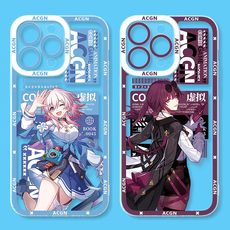 Honkai: Star Rail March 7th Soft Silicone Case for Samsung Galaxy S23 S22 Ultra S21 S20 FE S10 Plus Note 20 10 A32 A52S A52 A72