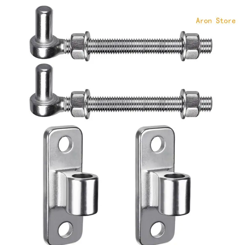 Steel Bolts Door Hinge easy installs Gate Hinges Adjustable bolts Hinges Heavy Duty Door Hinges for Various door & Gates H3CF