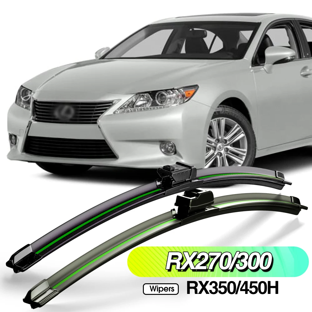 

For Lexus RX270 RX300 RX350 RX450H 2004-2022 2pcs Front Windshield Wiper Blades Windscreen Window Accessories 2014 2016 2020