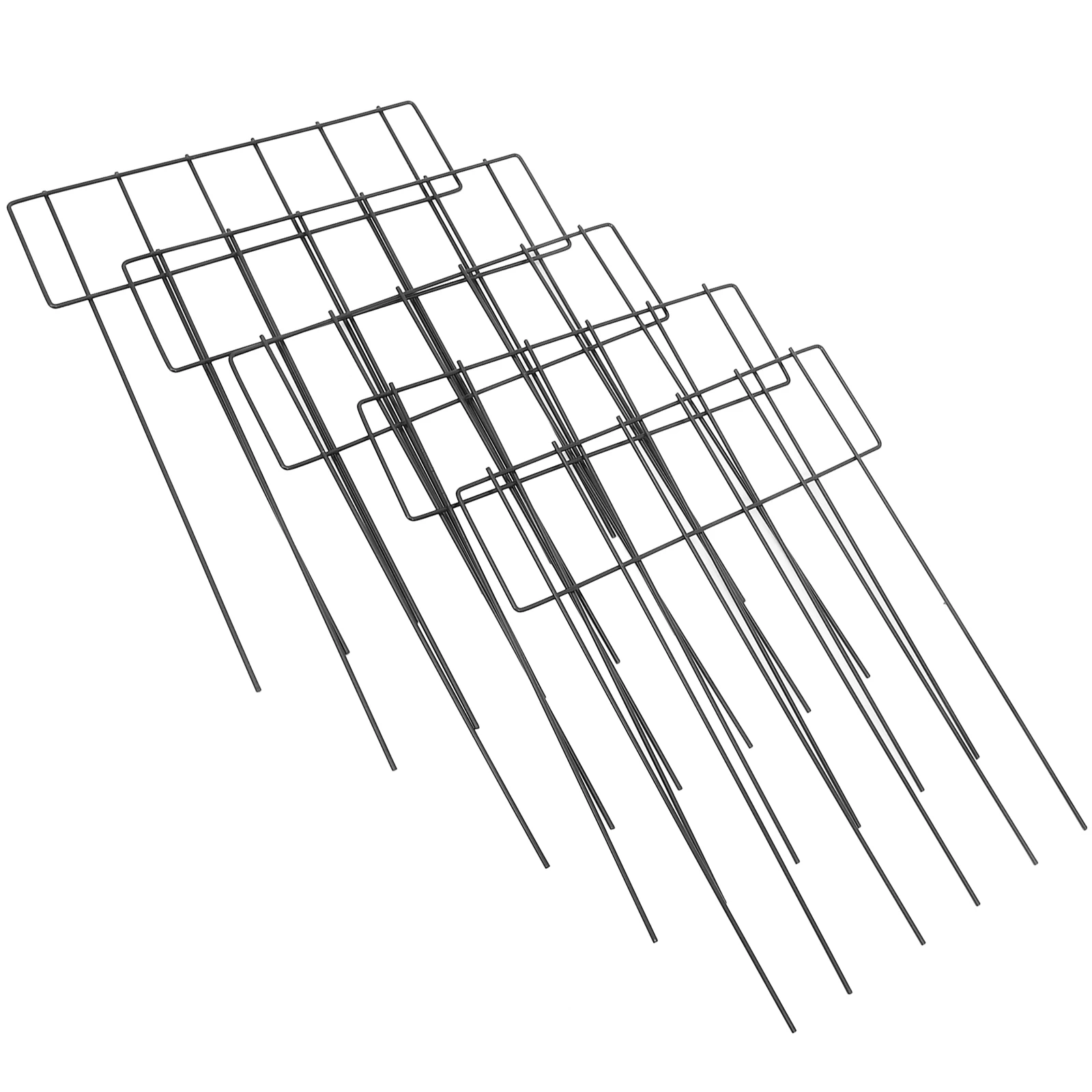 

5Pcs Garden Animal Barrier Fence Durable Iron Mesh Outdoor Lawn Garden Edging Decor Iron Fencing DIY Fencing Courtyard Fence