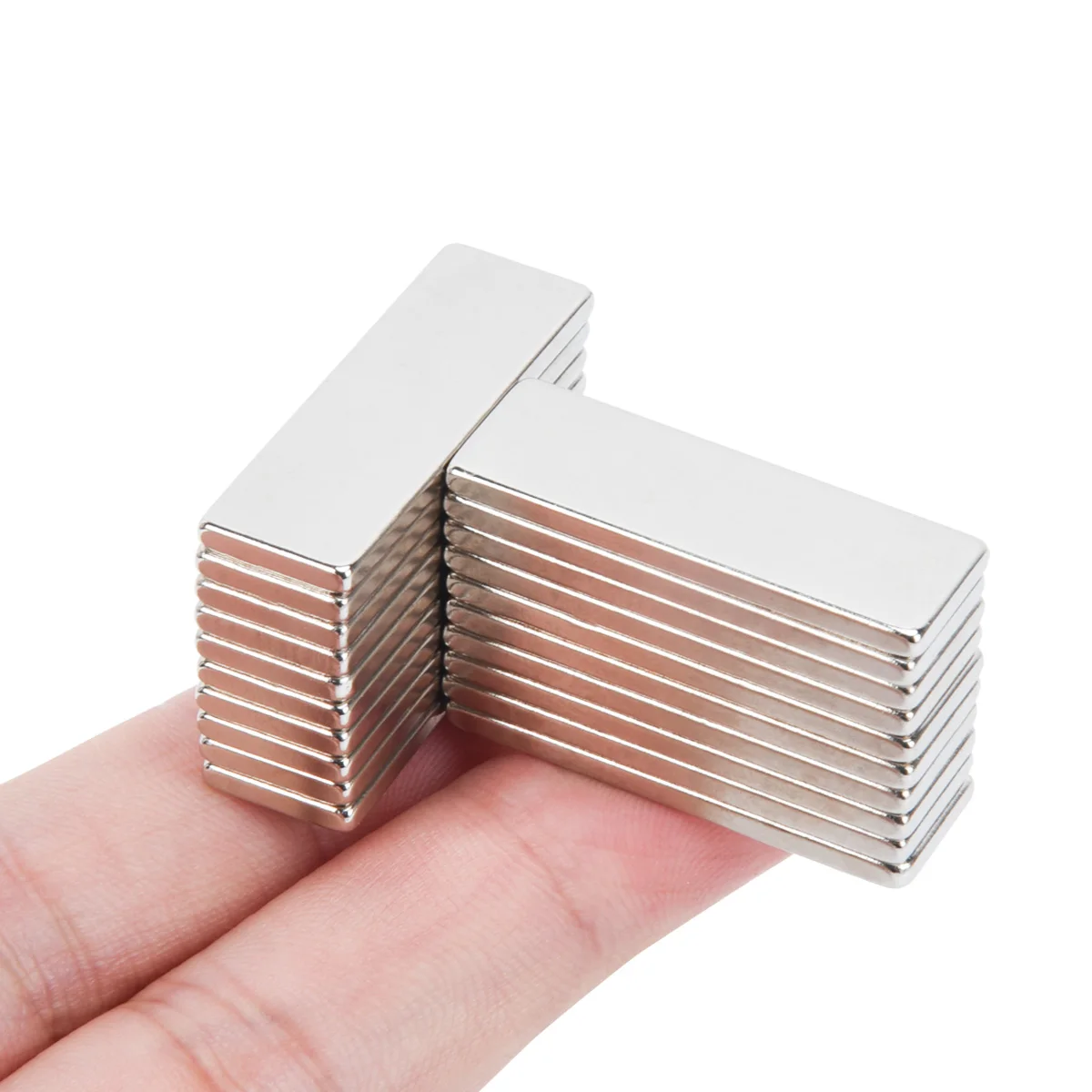 Small Fridge Magnets Square Rare Earth Magnetic Sheets Powerful Refrigerator Magnet for Office Home Decor Photo Wall Crafts DIY