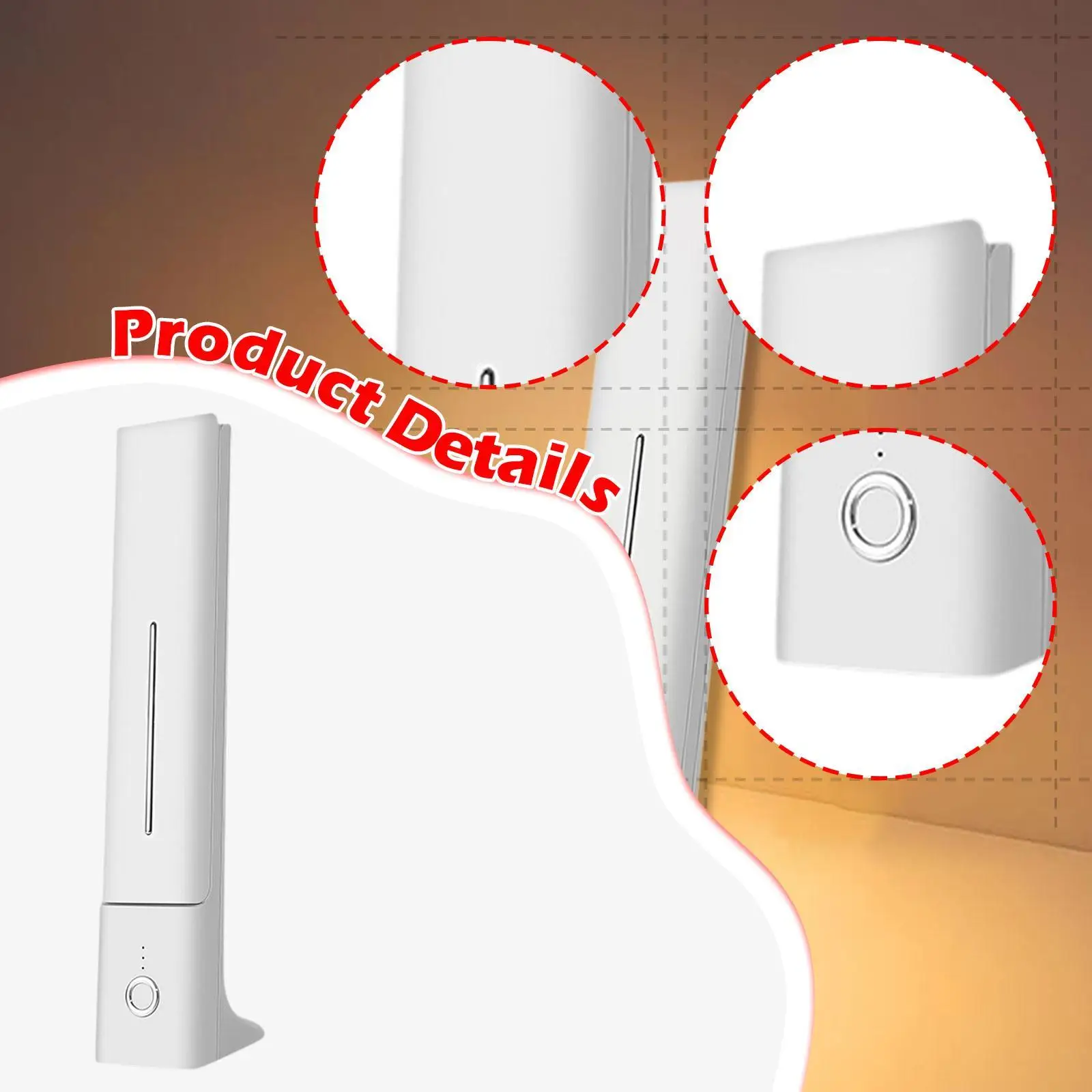 

Складная лампа для чтения, ночник для учебы, для компьютера в студенческом общежитии