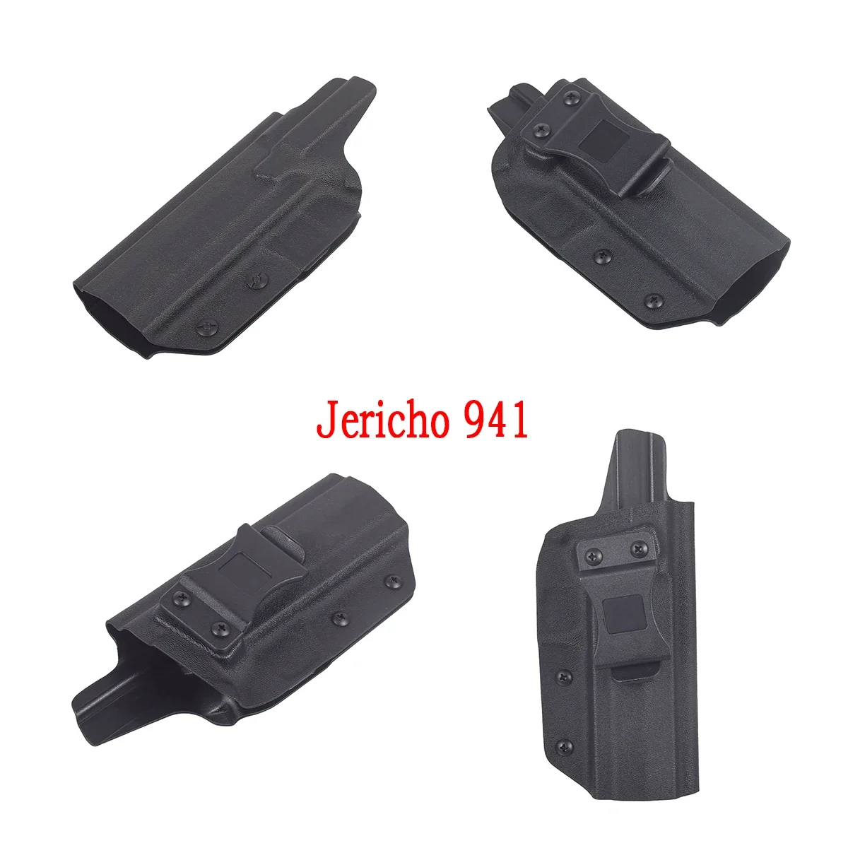 전술 IWB Kydex 홀스터 베레트 92fs G26 cz p07 제리코 941 월터 PPQ TH9 MP40 내부 허리띠 은폐 캐리 홀스터