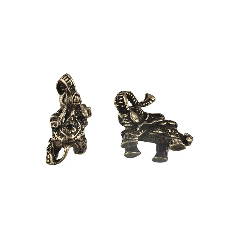 Creative Elephant Elephant Miniatures Wealth Texts Alloy Alloy Elephant Small Fu Character Home Decor