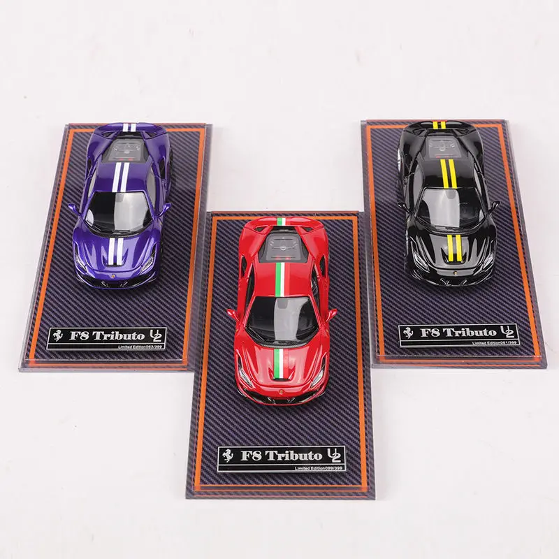 U2 Model 1:64 Ferrari FXXK EVO Novitec F8 Pagani Zonda 760LH McLaren F1 LM Limited Resin Car Model Collection Series Ornaments