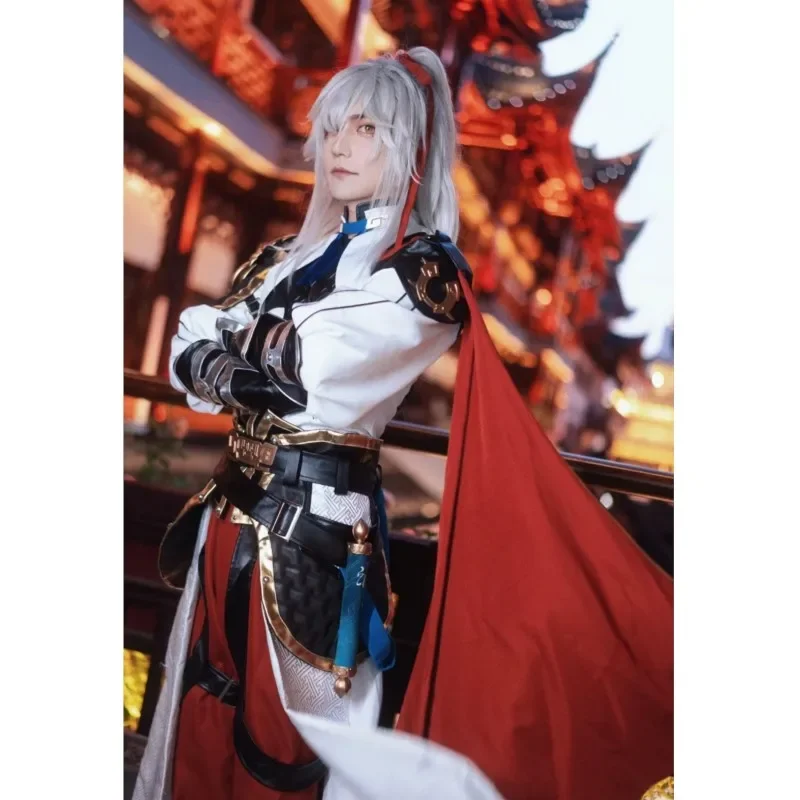 Honkai Star Rail Jing Yuan Cosplay Costume Chinois Hanfu Prairie Jeu Trempé Halloween ixTenue Pour Hommes XS-3XL Nouveau 2024