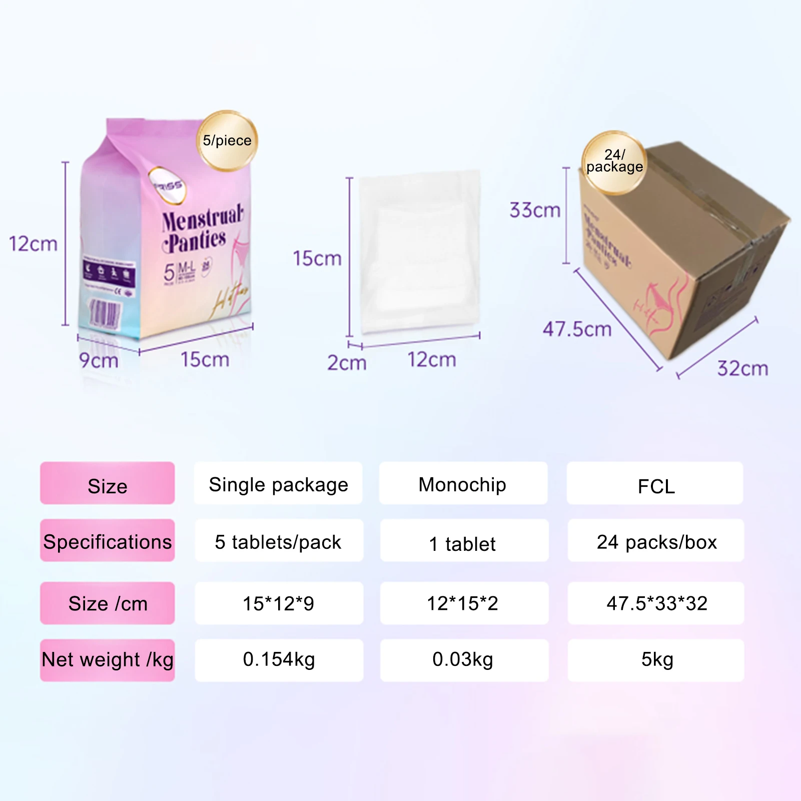 ملابس داخلية نسائية للاستعمال مرة واحدة، حفاضات فائقة الامتصاص ماكس مثالية للاستخدام بين عشية وضحاها MIAO-US #3