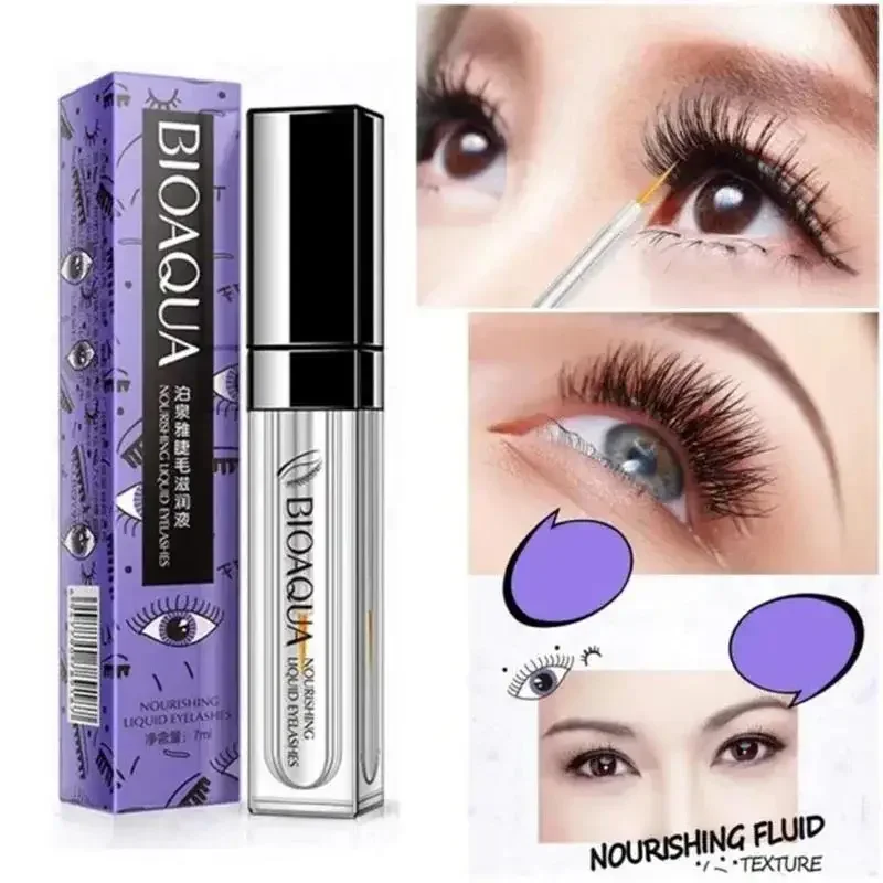 7 Tage schnelles Wimpernwachstumsserum, Wimpern- und Augenbrauenwachstum, starke Make-up-Verlängerungsbehandlung, verdickte Pflegeprodukte