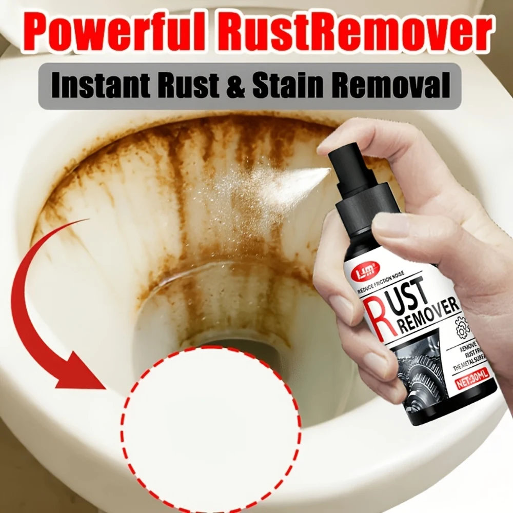 Powerful Rust Remover & Preventive Spray – Fast-Penetrating Formula with Key Nozzle Design, Effectively Eliminates Metal Surface