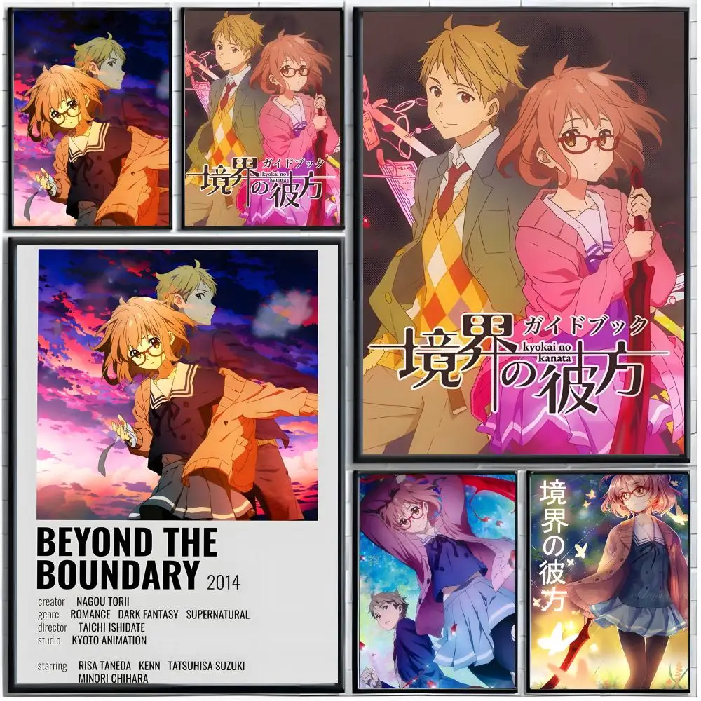 fantasy anime poster B-Beyond The Boundary Poster Modern Wall Art Home Decor Living Room Decorative Print Unframed