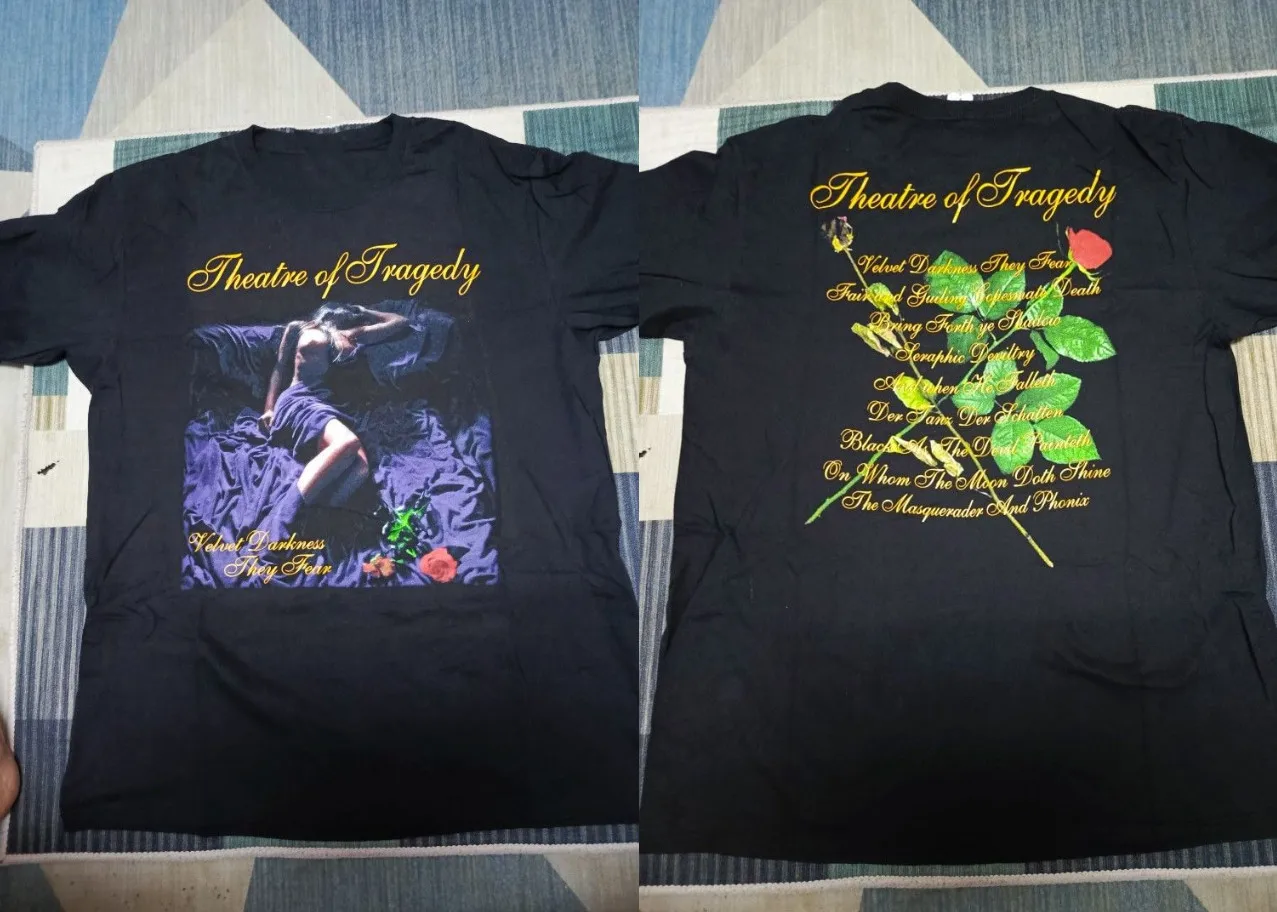 Theatre of Tragedy Band Tour Concert Unisex T-Shirt S-5XL MC1617