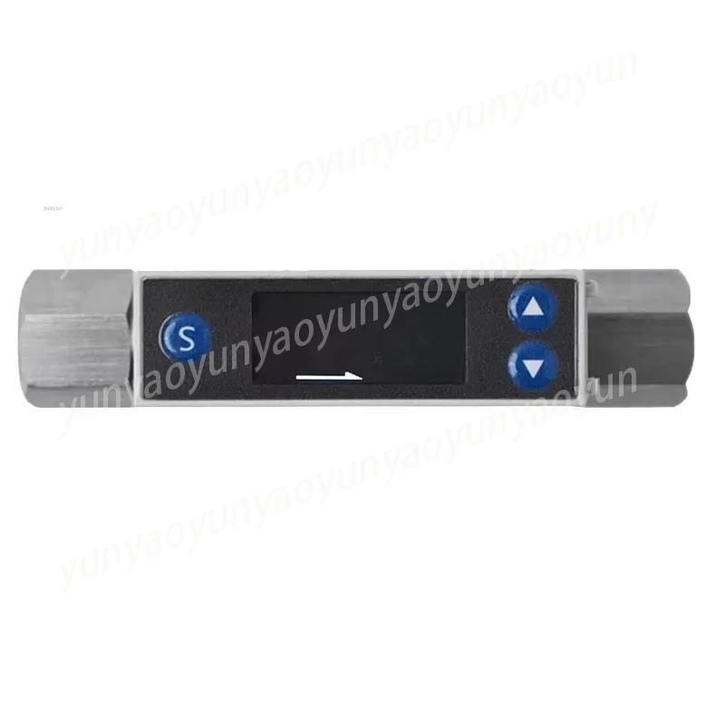 DC 24V Digital Thermal Gas Mass Flow Meter Sensor 0-200 Ml/min for Lab Use Compatible with Air/O2/N2/CO2