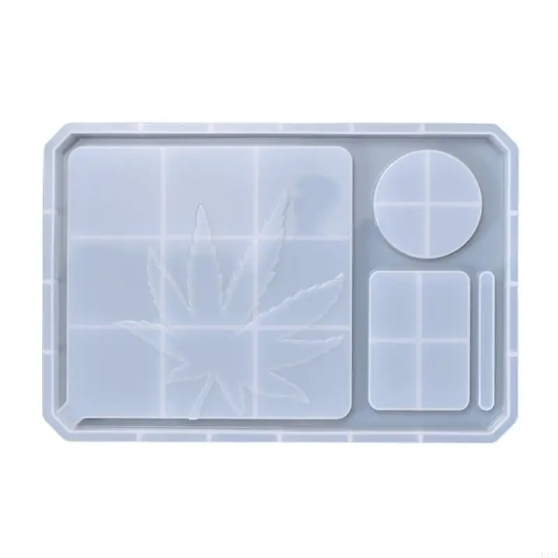 

L21E Epoxy Resin Mold Makeup Tray Cosmetic Silicone Mold Epoxy Resin Storage Tray