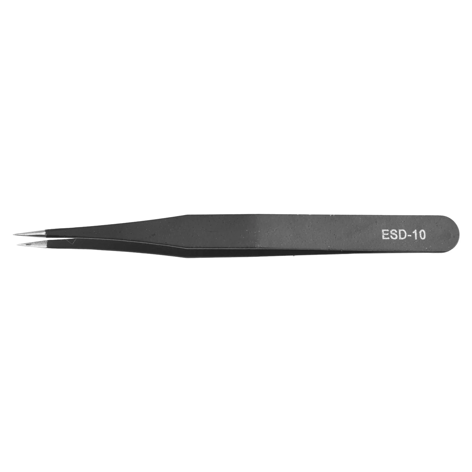 새로운 핀셋 ESD 정밀 수리 스테인레스 스틸 워크샵 정전기 방지 ESD 탄력성 핸드 툴 산업용