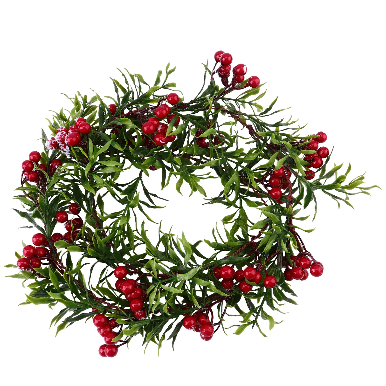 

Red Fruit Cane Decoration Berry Rattan Decorative Christmas Festival Prop Decorations Ornament Household Fake