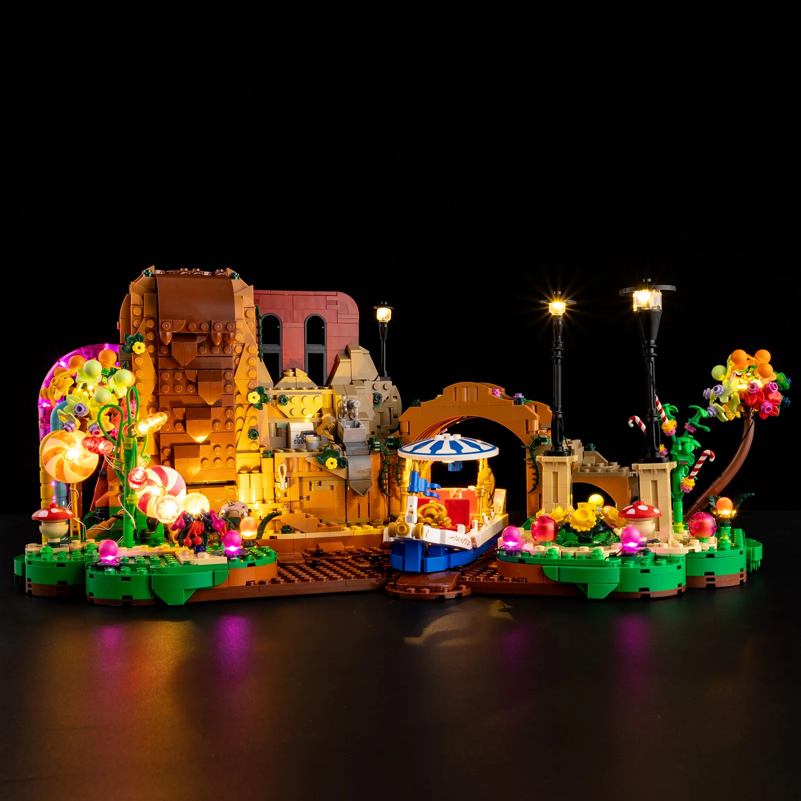 Led Light Kit for Lego 21360 Willy Wonka & The Chocolate Factory Model Diy Toys Set Not Included Building Blocks