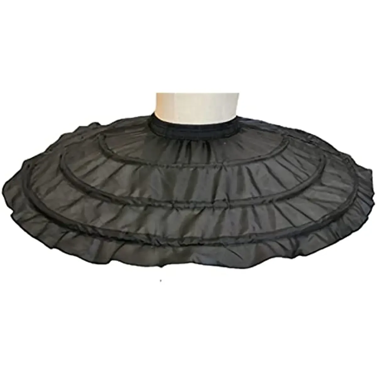 Linghe 3 Hoops Anágua De Casamento para Vestido Curto Ballet Saia Meninas Crinolina Cintura Elástica Underskirt Jupon Court Tutu