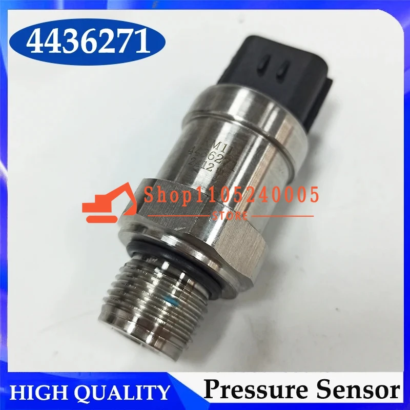High Pressure Sensor Switch 4436271 50MPa for Excavator EX120-2 EX120-3 EX120-5 EX200-2 EX200-3 EX200-5 ZX200 ZX240