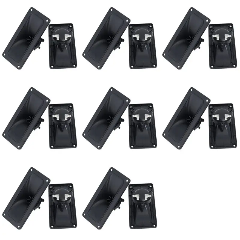 

JABS-16Pcs Tweeters Speaker Piezoelectric Tweeter Loudspeaker 150W Buzzer Treble Square DIY Audio Speakers