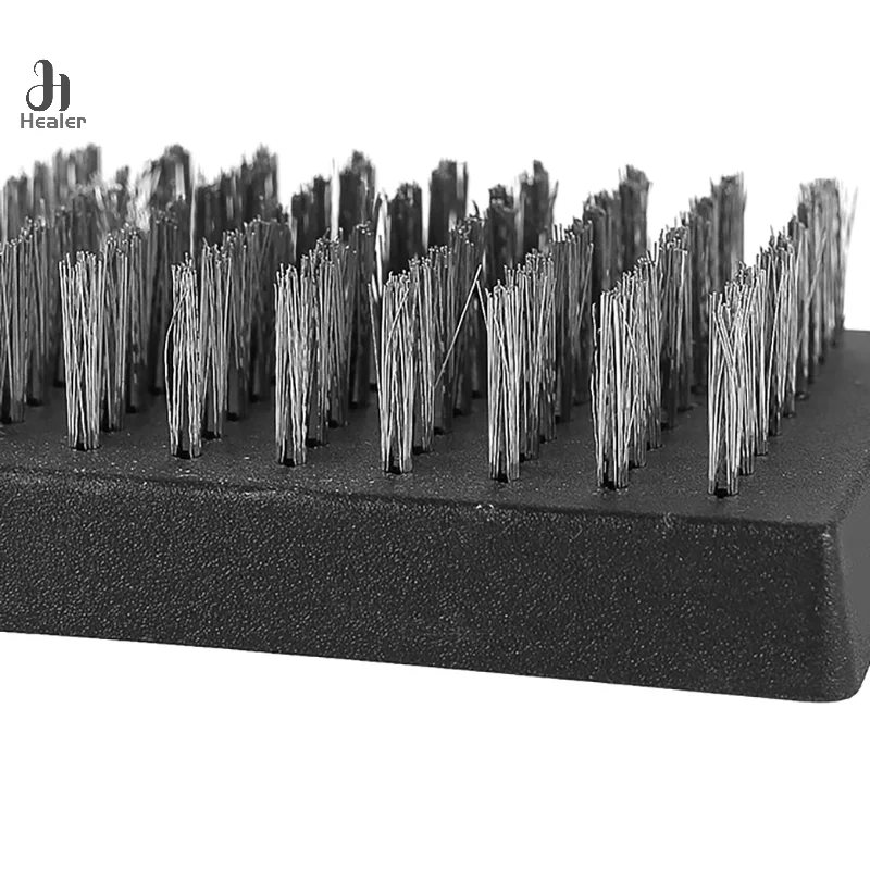 Grill Brush Replacement Heads Heat-Resistant Wire Bristle Grill Wireless Cleaning Brush Heads Portable BBQ Cleaner