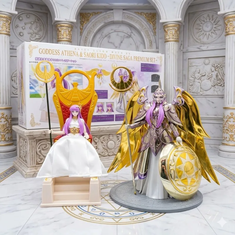 100% Original BANDAI Saint Cloth Mythical Pre-Goddess Athena 2.0 Kido Saori 20º Aniversário Anime Personagem Modelo Brinquedo Colecionável Em Estoque
