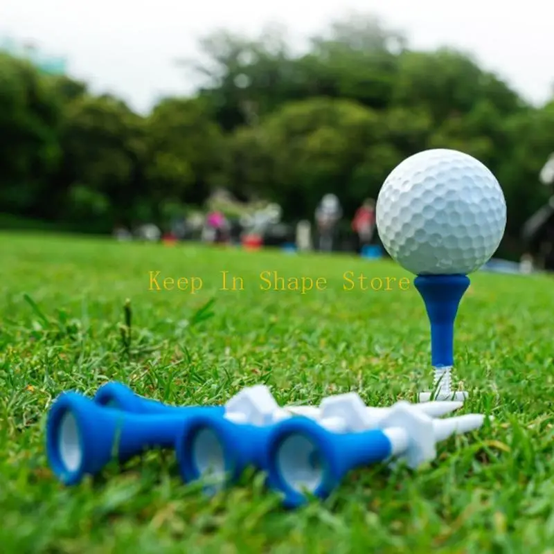 U1JC 5 PCs ارتفاع قابلة للضبط لعبة Golf Ball حامل كرة تدريبات مستقرة STAND GOLF BALL في الهواء الطلق ملحقات رياضية للجولف في
