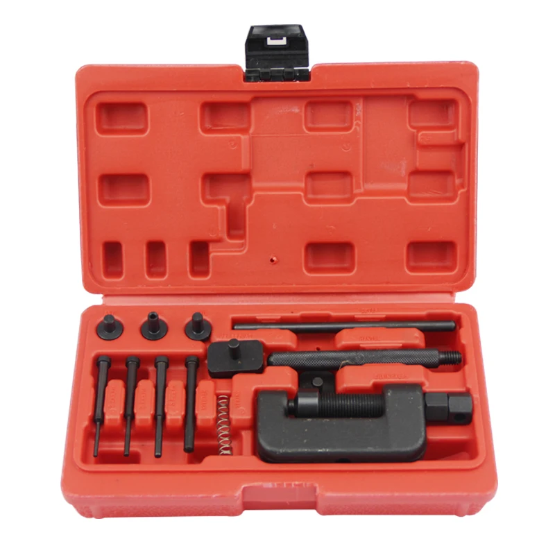 

Chain Breaker Riveting Tool Kit Cutter ATV Bike Motorcycle OHV Cam Drive