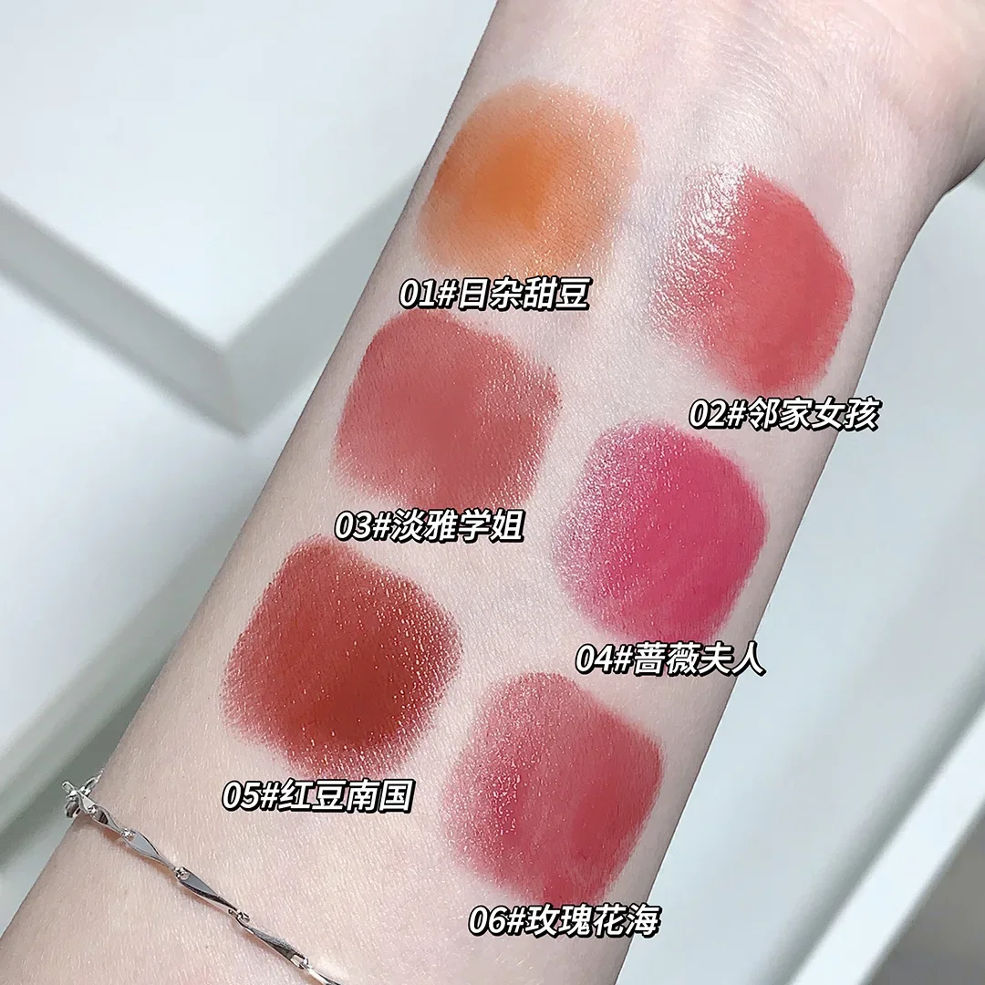 Gege bear Mirror Lip Glaze Watery Gloss Lasting stick Waterproof Moisturizing Beauty Makeup