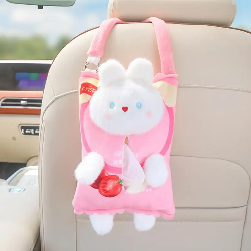 車やトラック用のぬいぐるみホルダー、ナプキンオーガナイザー、ディスペンサーポーチ、ボックス、コンテナ、ナプキン、ソフト、サスペンション、ペーパートレイ