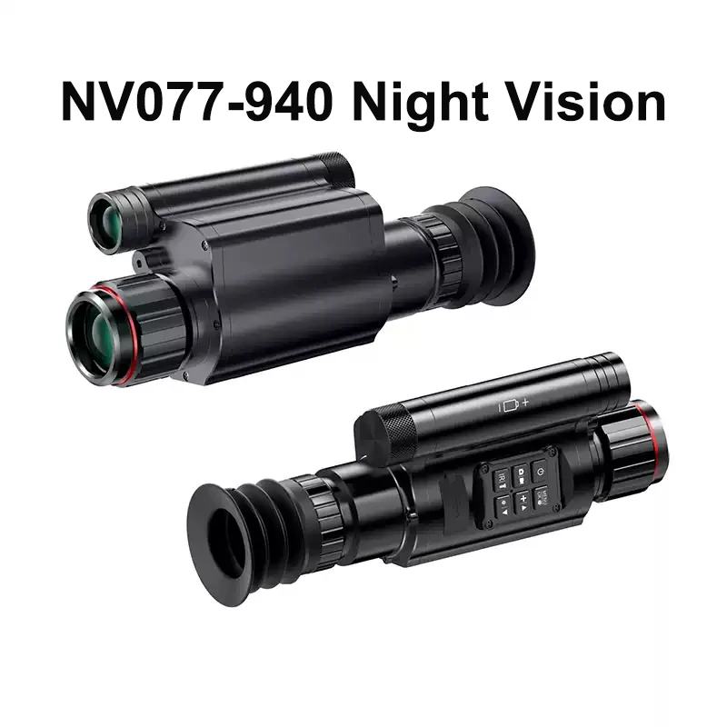 NV077-940nm نطاق الرؤية الليلية للصيد مع واي فاي يوم/ليلة ثنائي الاستخدام ليزر الأشعة تحت الحمراء تلسكوب لا يصدق ملحقات تكتيكية خارجية