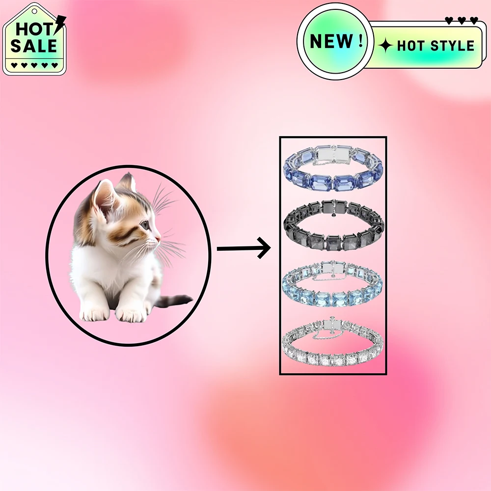 

Cat Accessories 2025 Hot Selling Brand Ariana Grande Same Style Bracelet Women's Luxury Jewelry Suitable for Gift Giving