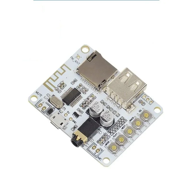 Bluetooth Audio Receiver board with USB TF card Slot decoding playback preamp output A7-004 5V 2.1 Wireless Stereo Music Module