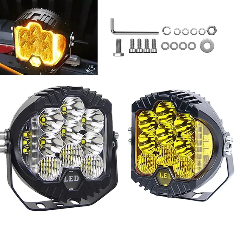 

1Pcs 7inch Automobile LED Sport Work Lamps for Lada Offroad 4X4 vehicle Auxiliary Lights led Driving Lamp Headlamp 12V 24V