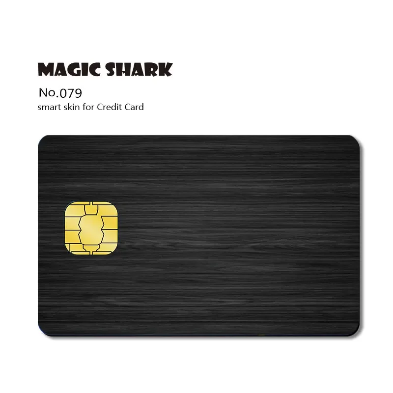 Cool Flag Wood Print Mountain Fashion PVC Big Chip Credit Card No Fade Skin Sticker Film Case